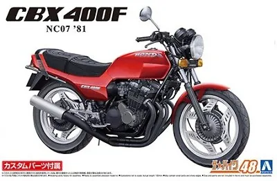 Aoshima Models 062326 1:12 1981 Honda NC07 CBX400F Monza Motorcycle Model Kit • $33.19