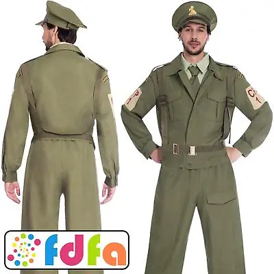 Amscan 1940s 40's Dad's Army Home Guard Adults Mens Fancy Dress Costume • £37.19