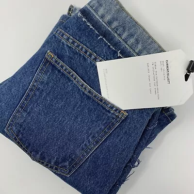 Current Elliott The High Waist Somera Straight Women's 27 Blue Jeans Cavan $278 • $39.99