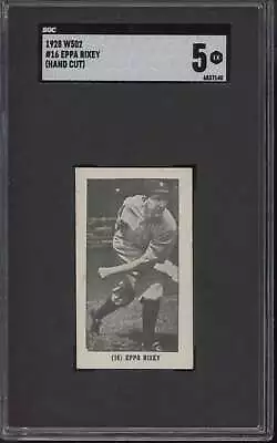 1928 W502 #16 Eppa Rixey HOF SGC 5 EX C74046 • $261