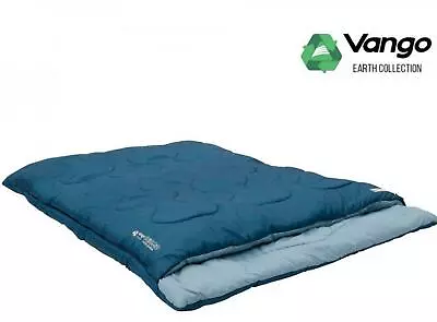 Vango Evolve Superwarm 8 Tog Double Sleeping Bag - Made From Recycled Plastics • £74.99