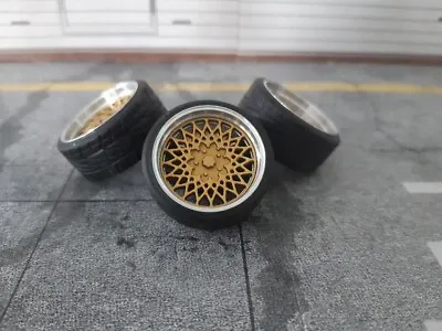 1:18 Scale BBS E50 18 INCH REAL ALU WHEELS NEW! Several Colors Available! • $29.04