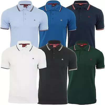 Mens Merc London Card Pique Polo Shirt Mod Retro • $47.30