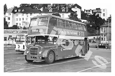 Bus Photograph HANTS & DORSET NBC 5666 EL [1104] Bournemouth '75 • £1.25