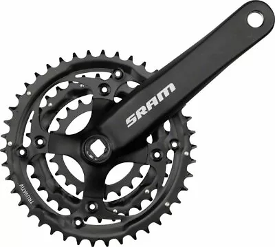 SRAM S600 Square Taper 175mm 22-32-42 8 Speed Black Bottom Bracket Not • $32.09