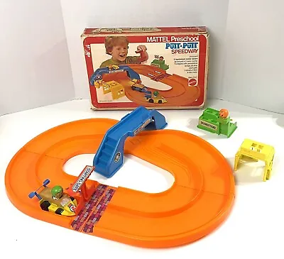 Vintage 1974 Mattel Preschool Putt Putt Speedway INCOMPLETE • $39.99