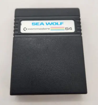 Sea Wolf Commodore 64 Modul (1983) C64 Classic-Game - Untested • $9.99