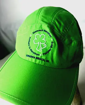 Shamrock Marathon Running Hat Cap Virginia Beach 13.1 Finisher Yuengling • $13.48