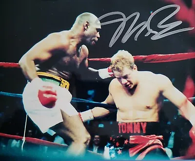 Michael Bentt Signed 8x10 Photo Knocks Out Tommy The Duke Morrison • $15