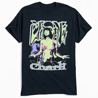 Vtg Charli XCX World Tour Heavy Cotton Black Unisex Tee Shirt • $20.99