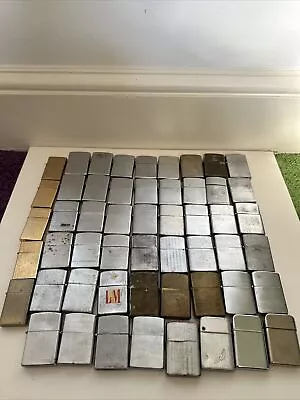 53 Vintage Flip Top Pocket Lighters / Wick & Fluid • $14.50