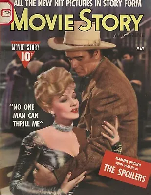 Movie Story Magazine May 1942 Marlene Dietrich John Wayne • $22.21