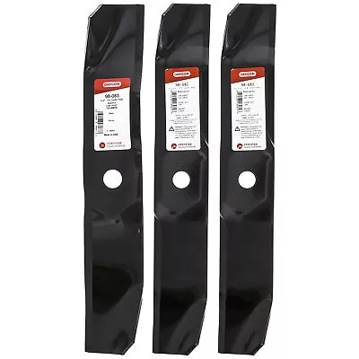 3pk Oregon 46  Mower Deck Blades MTD Cub Cadet GT1500 LT1000 742-04015 742-04016 • $41.95