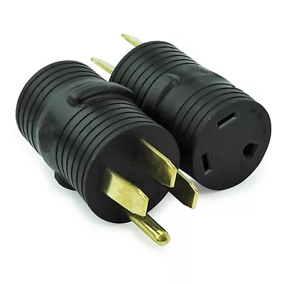 RV Electrical Adapter Plug 50AMP Male To 30AMP Female Motorhome Camper Round  • $10.99