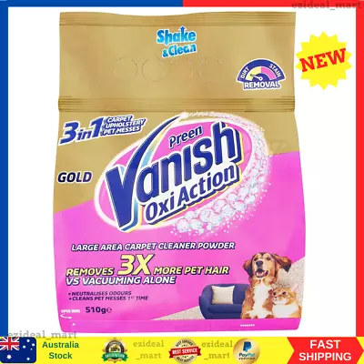 Vanish Preen Carpet Cleaner Power Powder 510G • $20.99
