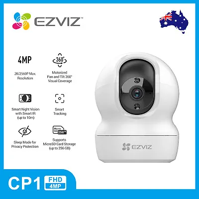 $79.99 • Buy EZVIZ CP1 4MP/2K HD IP Camera Wireless 360° Indoor Home WIFI Security System