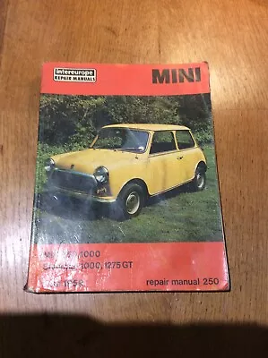 Classic Mini Intereurope Repair Manual 1959 - 78 Cooper S 1275GT • $12.33