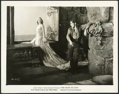 VILMA BANKY + RONALD COLMAN  THE NIGHT OF LOVE  Original Vintage 1927 Photo • $29.99