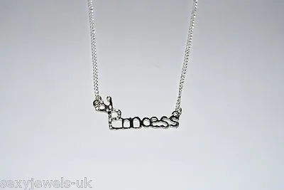 Daddys Baby Girl 'Princess' Euro Necklace Submissive Sub Slave Jewellery UK • $17.34