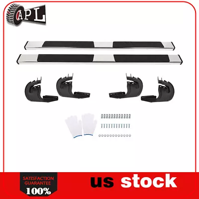 For 2004-2014 Ford F150 Super/Extended Cab 5  Step Nerf Bar Running Boards S/S • $117