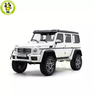 1/18 Mercedes-BENZ G500 4×4² G Class AUTOart 76316 Gloss White Model Car • $169.92