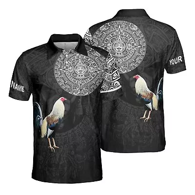 All-over Print Unisex Polo Shirt Mexico Cockfighting Rooster 3D Custom Name #1 • $28.99