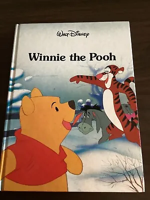 Vintage Walt Disney Classic Series WINNIE THE POOH Large Hardcover Book 1989 • $5