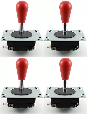 £26.49 • Buy 4 X Baolian Korean Style Bat Top Arcade Joysticks 4/8 Way (Red) MAME, JAMMA