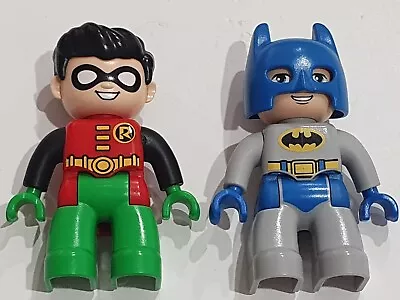 Lego Duplo Dc Batman & Robin Minifigures • $19.95