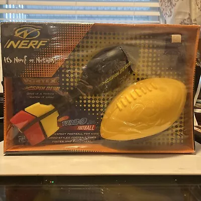 Nerf Vortex Spin Devil Peyton Manning RARE NIB 2000 Brand New !! NLF Turbo Jr • $84.29