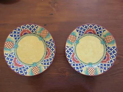 $120 • Buy Laure Japy Limoges Grenade Dinner Plates – Lot Of 2 - Excellent Used Condition
