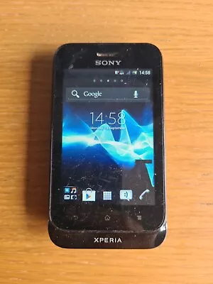 £9.99 • Buy Sony Xperia Tipo ST21i Black Android 4.0.4 Smartphone (O2)