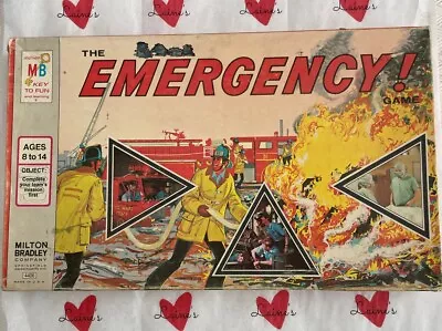 Emergency! MB Milton Bradley Vintage 1974 Board Game Based On TV Series • $34.99