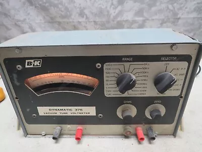 Vintage Electronics B K Dynamatic 375 VTVM Vacuum Tube Voltmeter • $95