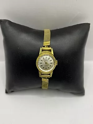 Ladies Montine 17 Jewels Incabloc Swiss Made Wristwatch 18.8mm Untested • $14.92