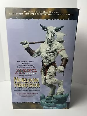 Hurloon Minotaur Statue Magic The Gathering MTG Wizard Of The Cost Limited Ed. • $689.90