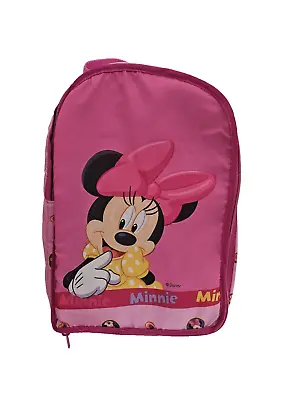 MINNIE MOUSE Pink Backpack Rucksack School Bag • £3.99