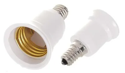 TEN E14 Male To E26 E27 Female Base LED Halogen Light Bulb Lamp Adapters Convert • $10.90