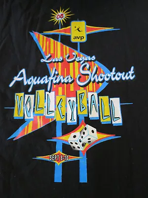 AVP Beach Vollyball Shootout Las Vegas Hard Rock Hotel Event Shirt Nice L • $38.88