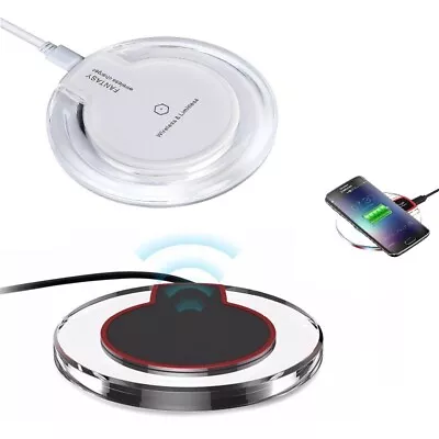 For Samsung Galaxy S9 S8 IPhone X 8 Qi Wireless Fast Charger Charging Stand Dock • $17.19