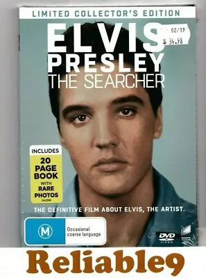 ELvis Presley -The Searcher Limited Collector's DVD+Book Digipak Sealed Reg4 AUS • $31.95