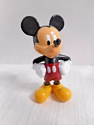 MICKEY MOUSE Disney Figure Figurine 2 1/4  Tall Hands On Hips Long Nose #0710D • $10