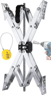 $78.64 • Buy Maxchock X-Shaped RV Stabilizer XL Wheel Chock Allow Drill Adjust With Lock Dual