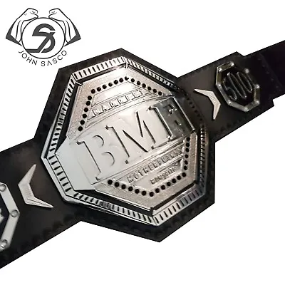 UFC 244 BMF Heavy Weight Championship 4MM Zinc Wrestling Title Belt • $205.99