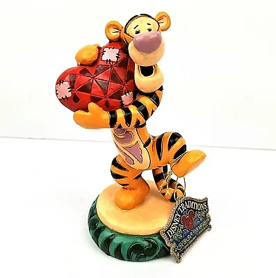 $54.95 • Buy Disney Traditions Winnie The Pooh Tigger Heartfelt Hug Figurine Jim Shore
