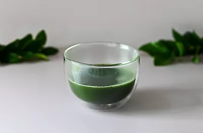 Double Sided Glass Matcha Bowl - Clear Matcha Bowl - Clear Chawan 16oz • $34.99