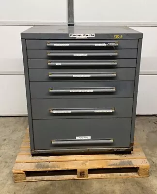 Vidmar Style 7 Drawers Overall Width 25-1/2  Overall Height 44-1/4  • $700