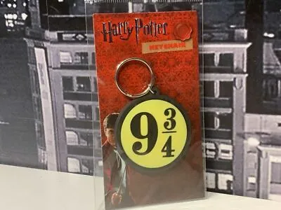 £2.99 • Buy Harry Potter Train Station 9 And 3 Quarters Rubber Keyring Keychain Official