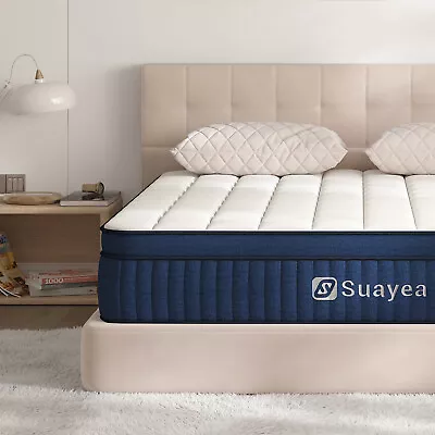 10 12 14  Full Queen King Size Mattress Gel Memory Foam Hybird Mattress In A Box • $189