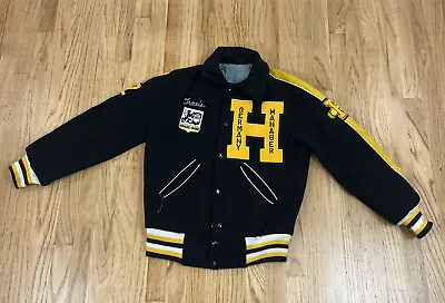 Hanau Band German Varsity Jacket Manager Patches Quilt Lined Wool • $44